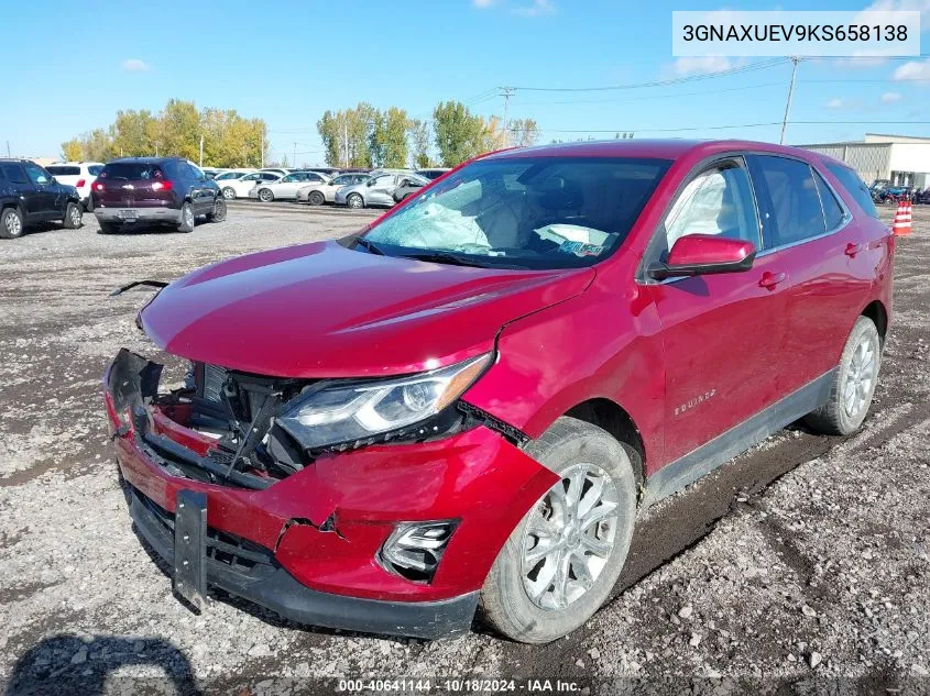 2019 Chevrolet Equinox Lt VIN: 3GNAXUEV9KS658138 Lot: 40641144