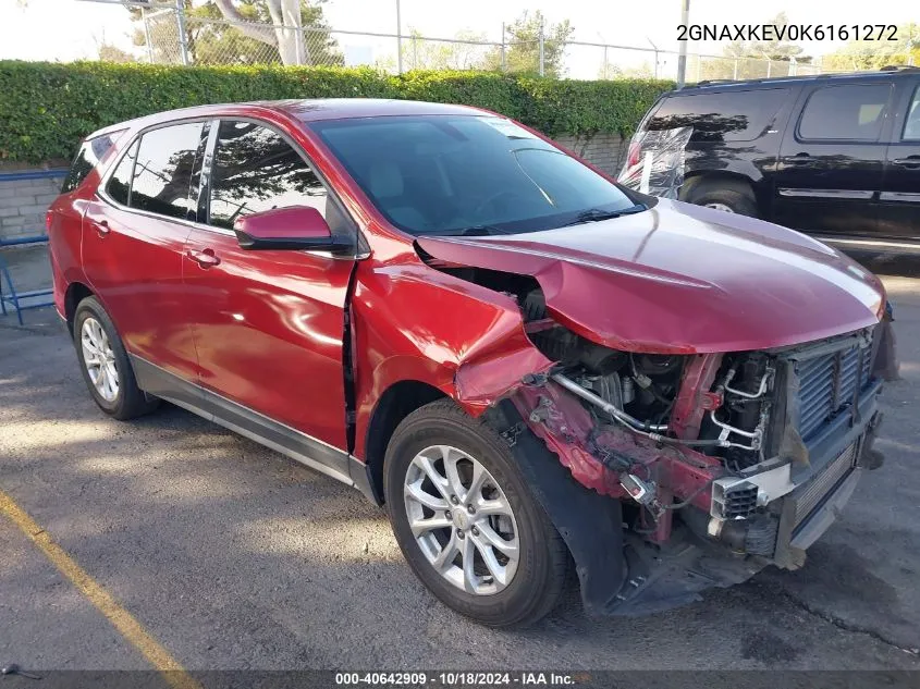 2019 Chevrolet Equinox Lt VIN: 2GNAXKEV0K6161272 Lot: 40642909