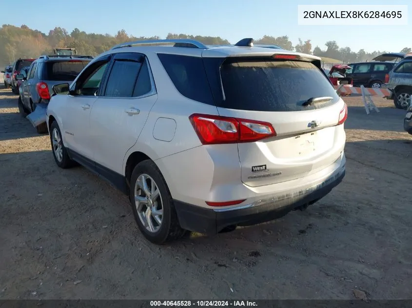 2019 Chevrolet Equinox Lt VIN: 2GNAXLEX8K6284695 Lot: 40645528