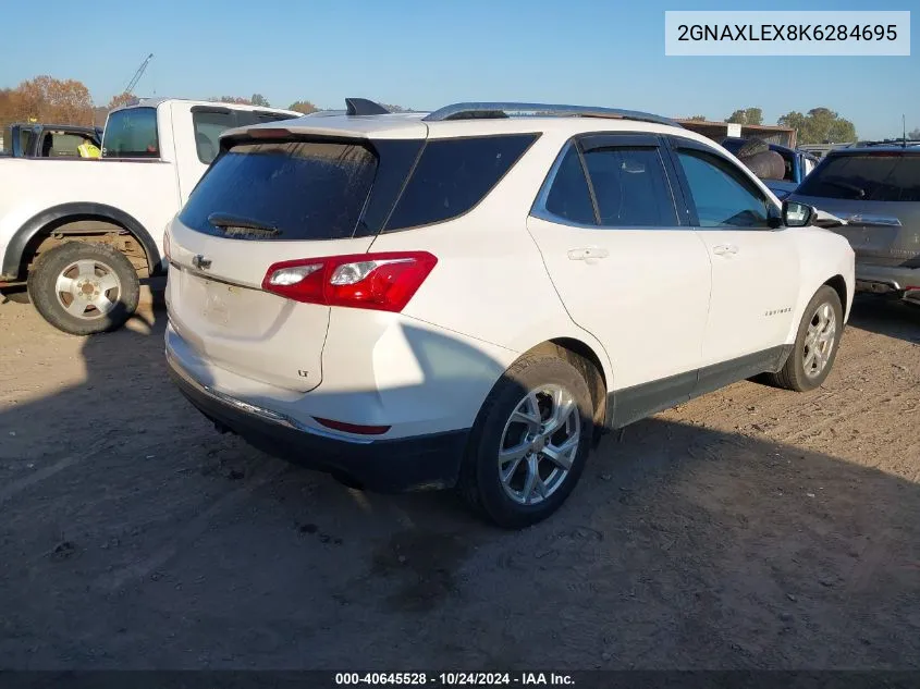 2019 Chevrolet Equinox Lt VIN: 2GNAXLEX8K6284695 Lot: 40645528