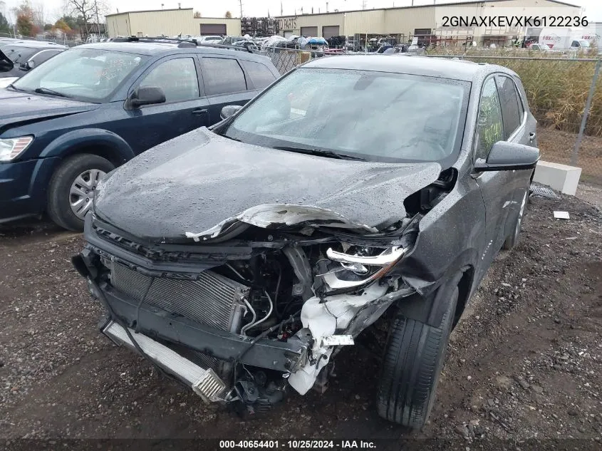 2019 Chevrolet Equinox Lt VIN: 2GNAXKEVXK6122236 Lot: 40654401