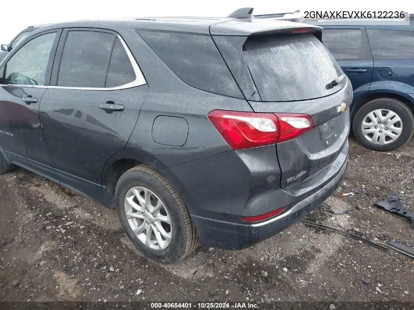 2019 Chevrolet Equinox Lt VIN: 2GNAXKEVXK6122236 Lot: 40654401