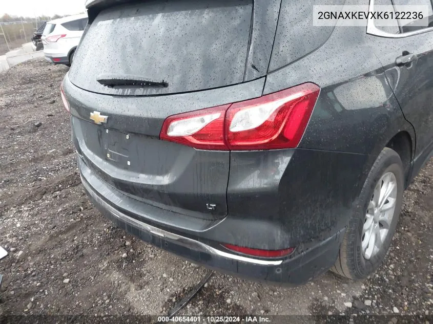 2019 Chevrolet Equinox Lt VIN: 2GNAXKEVXK6122236 Lot: 40654401