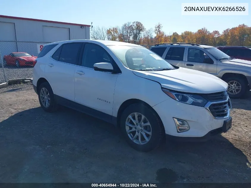 2019 Chevrolet Equinox Lt VIN: 2GNAXUEVXK6266526 Lot: 40654944