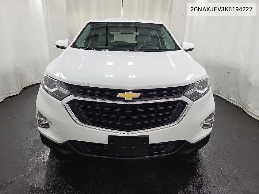 2019 Chevrolet Equinox Lt VIN: 2GNAXJEV3K6194227 Lot: 40659292