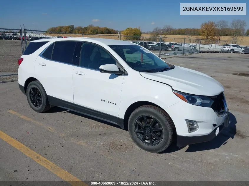 2019 Chevrolet Equinox Lt VIN: 2GNAXKEVXK6169699 Lot: 40669009