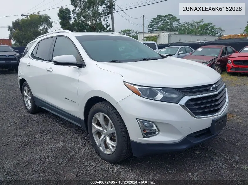 2019 Chevrolet Equinox Lt VIN: 2GNAXLEX6K6162028 Lot: 40672495