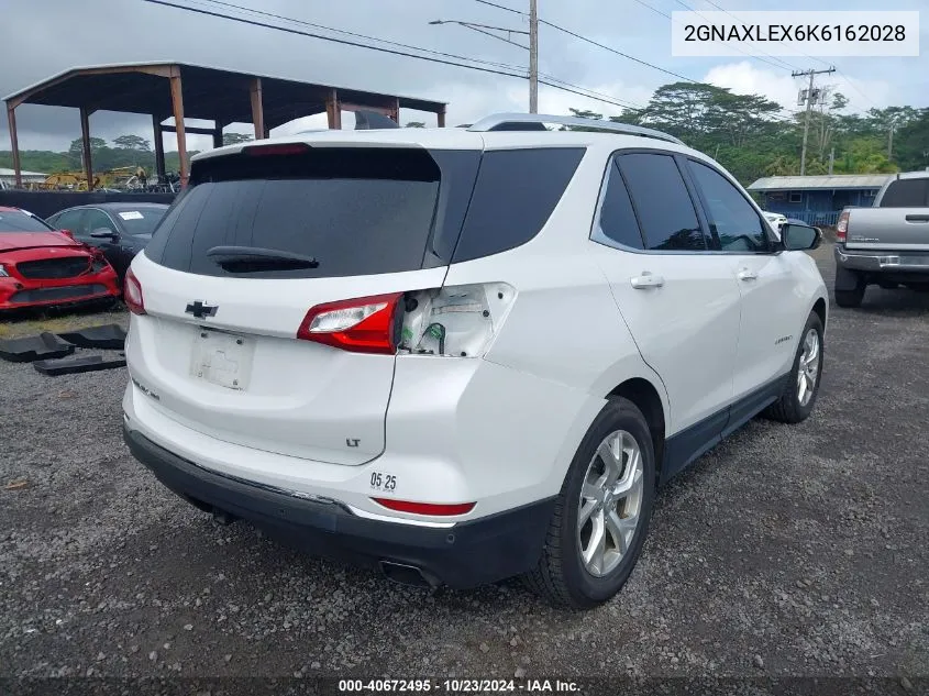 2019 Chevrolet Equinox Lt VIN: 2GNAXLEX6K6162028 Lot: 40672495