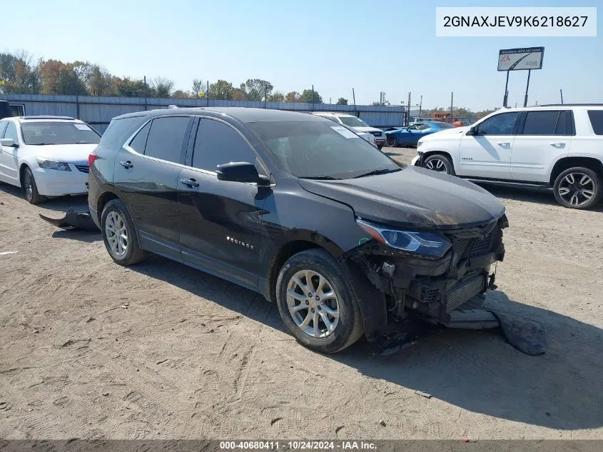 2019 Chevrolet Equinox Lt VIN: 2GNAXJEV9K6218627 Lot: 40680411