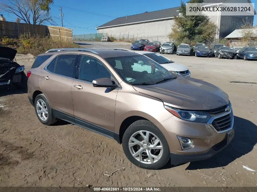 2019 Chevrolet Equinox Lt VIN: 2GNAXLEX3K6281204 Lot: 40682881