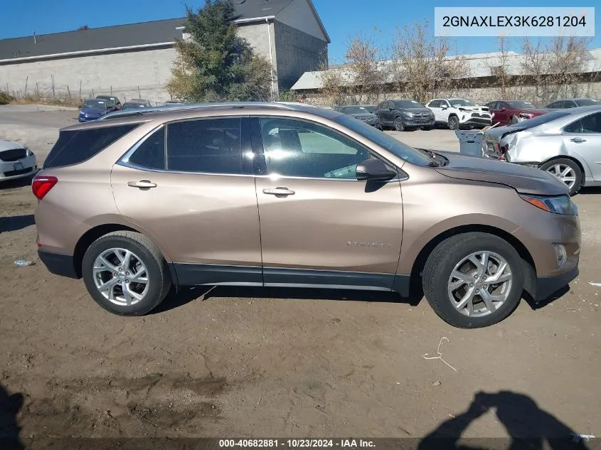 2GNAXLEX3K6281204 2019 Chevrolet Equinox Lt