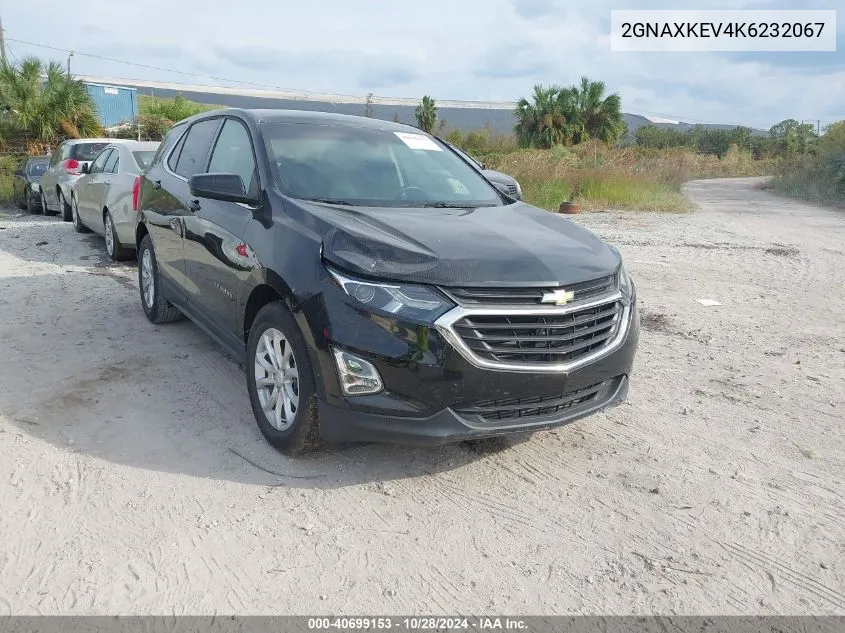 2019 Chevrolet Equinox Lt VIN: 2GNAXKEV4K6232067 Lot: 40699153