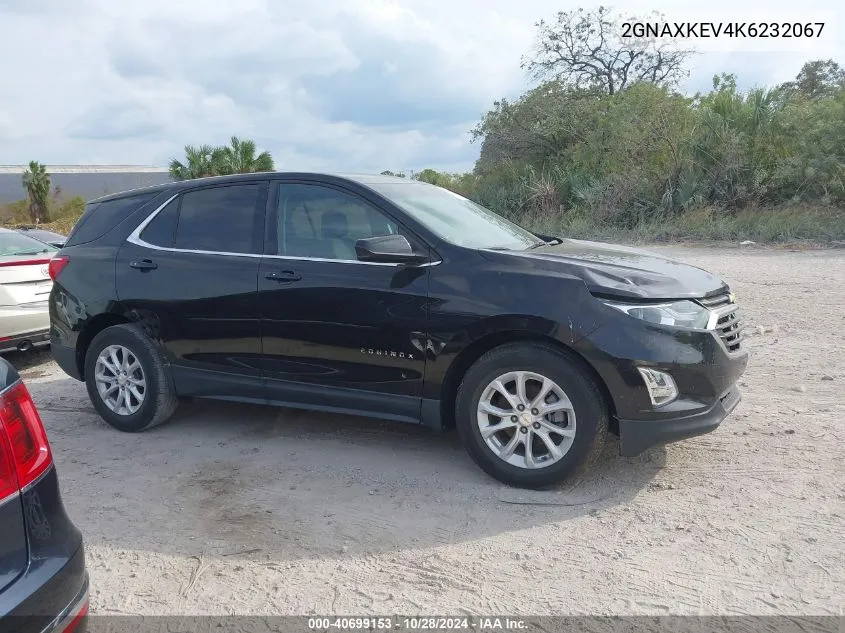 2019 Chevrolet Equinox Lt VIN: 2GNAXKEV4K6232067 Lot: 40699153