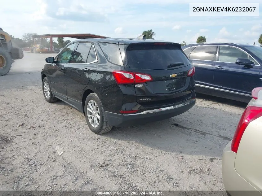 2019 Chevrolet Equinox Lt VIN: 2GNAXKEV4K6232067 Lot: 40699153