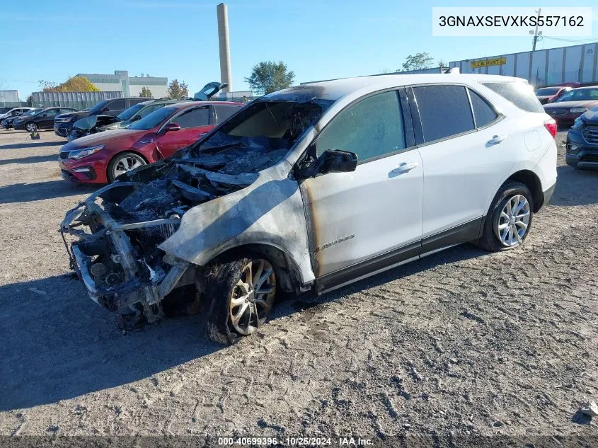 2019 Chevrolet Equinox Ls VIN: 3GNAXSEVXKS557162 Lot: 40699396