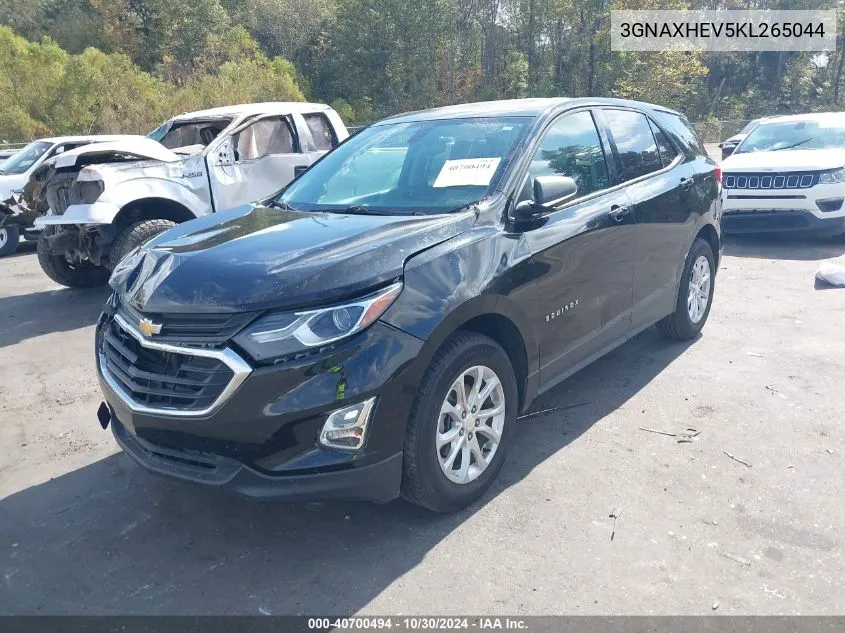 2019 Chevrolet Equinox Ls VIN: 3GNAXHEV5KL265044 Lot: 40700494