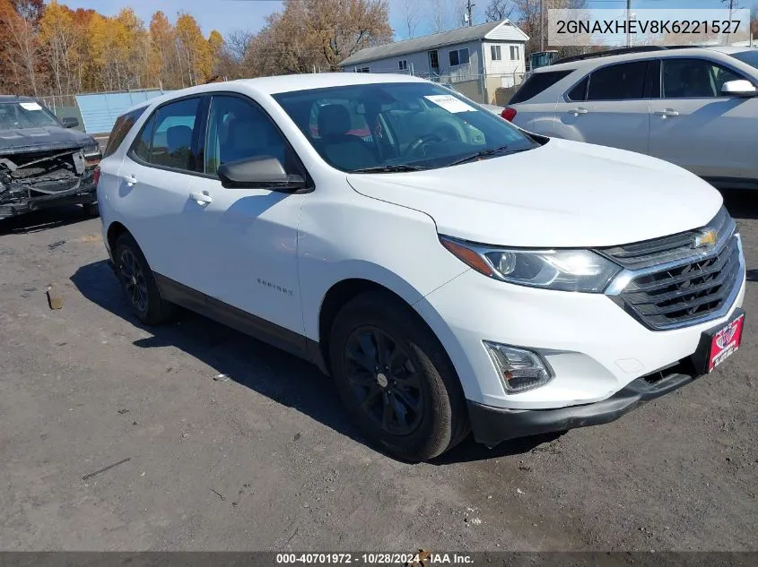 2019 Chevrolet Equinox Ls VIN: 2GNAXHEV8K6221527 Lot: 40701972