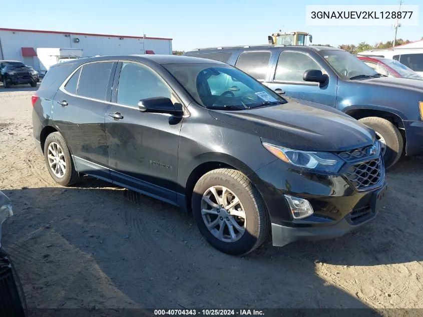 2019 Chevrolet Equinox Lt VIN: 3GNAXUEV2KL128877 Lot: 40704343