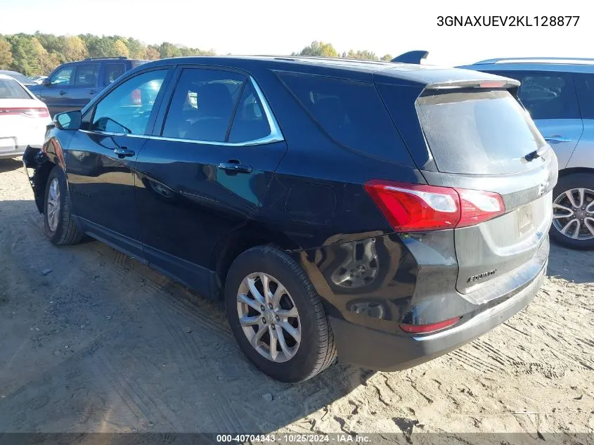 2019 Chevrolet Equinox Lt VIN: 3GNAXUEV2KL128877 Lot: 40704343