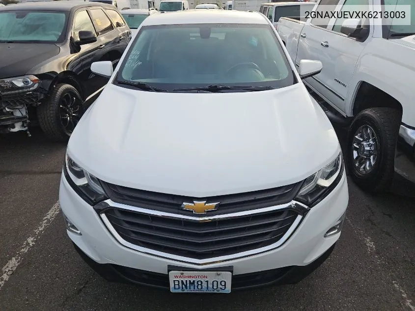 2019 Chevrolet Equinox Lt VIN: 2GNAXUEVXK6213003 Lot: 40709087