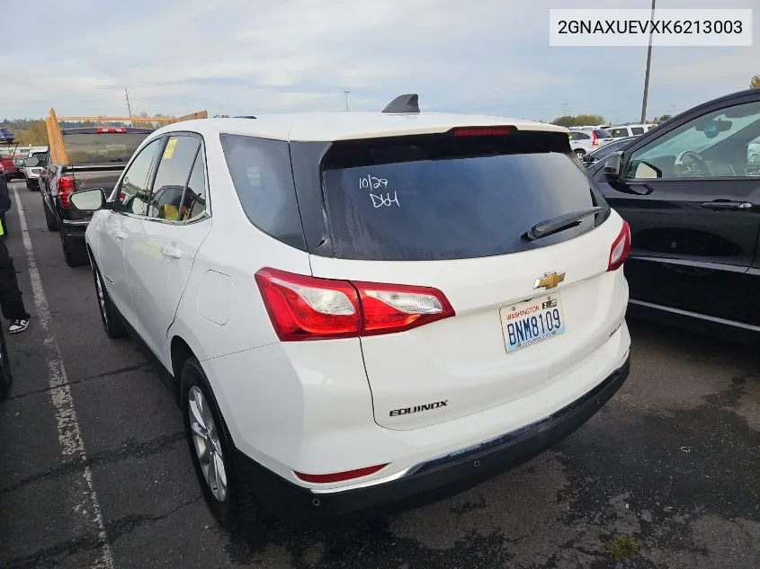 2019 Chevrolet Equinox Lt VIN: 2GNAXUEVXK6213003 Lot: 40709087