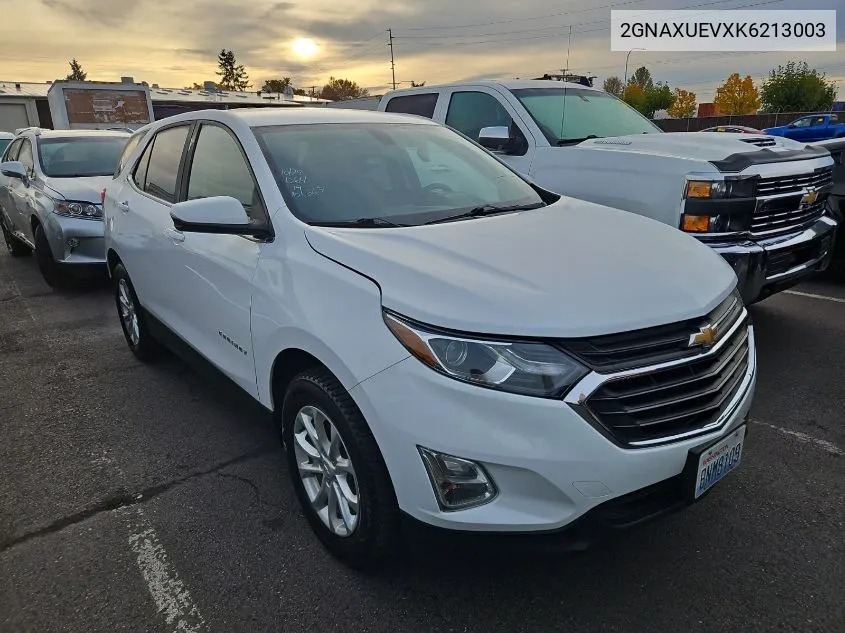 2019 Chevrolet Equinox Lt VIN: 2GNAXUEVXK6213003 Lot: 40709087