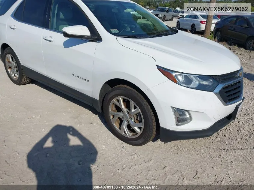 2019 Chevrolet Equinox Lt VIN: 2GNAXVEX5K6279062 Lot: 40709138