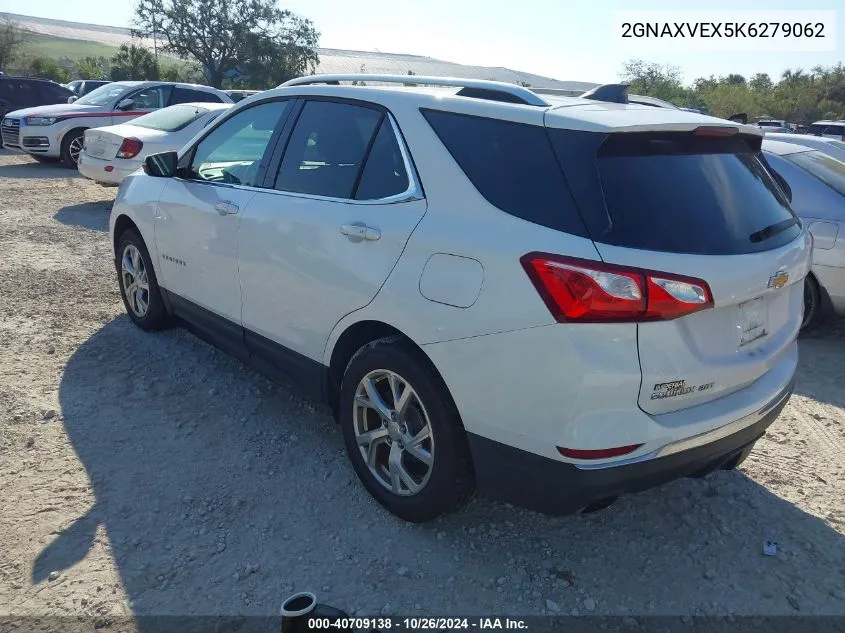 2019 Chevrolet Equinox Lt VIN: 2GNAXVEX5K6279062 Lot: 40709138