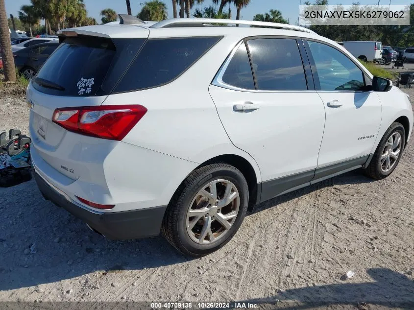 2019 Chevrolet Equinox Lt VIN: 2GNAXVEX5K6279062 Lot: 40709138