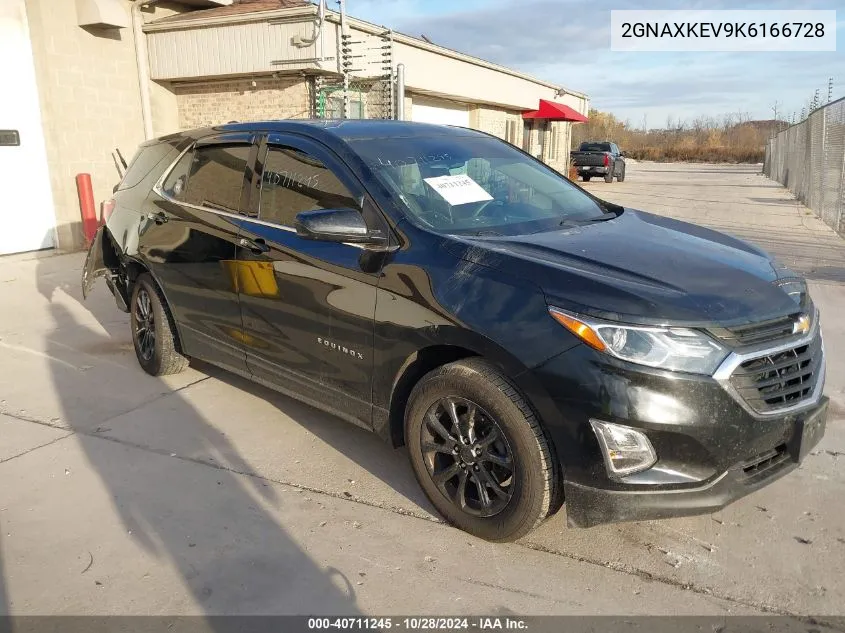 2019 Chevrolet Equinox Lt VIN: 2GNAXKEV9K6166728 Lot: 40711245