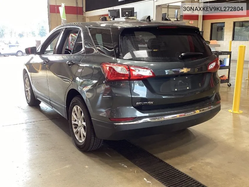 2019 Chevrolet Equinox Lt VIN: 3GNAXKEV9KL272804 Lot: 40713632