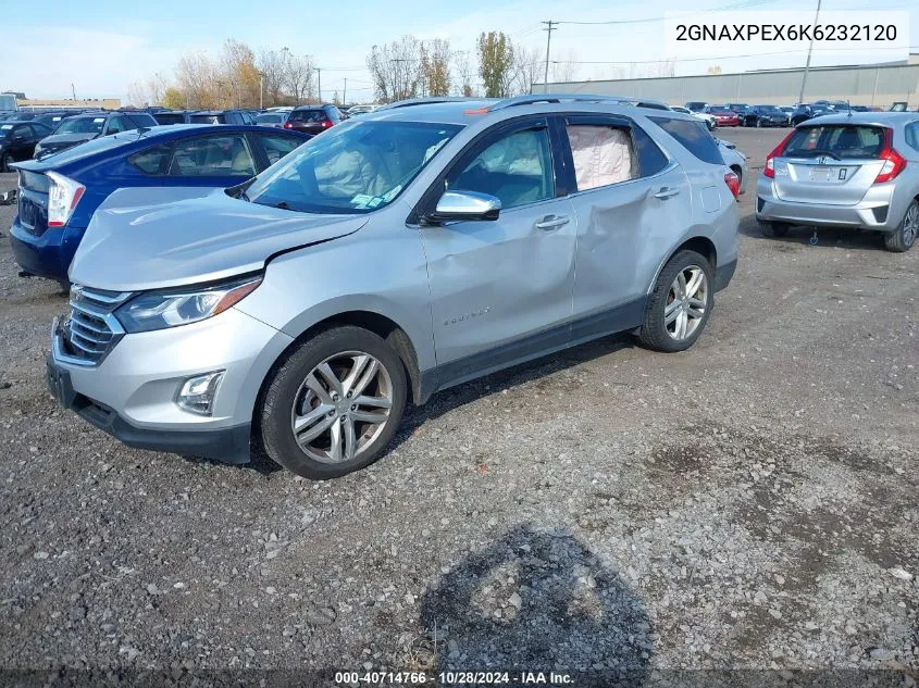 2019 Chevrolet Equinox Premier VIN: 2GNAXPEX6K6232120 Lot: 40714766