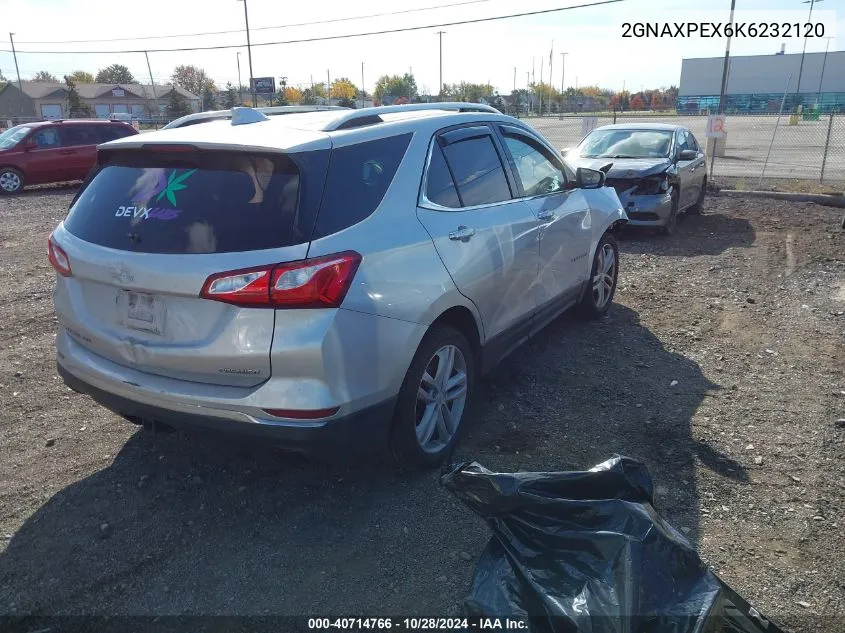 2019 Chevrolet Equinox Premier VIN: 2GNAXPEX6K6232120 Lot: 40714766