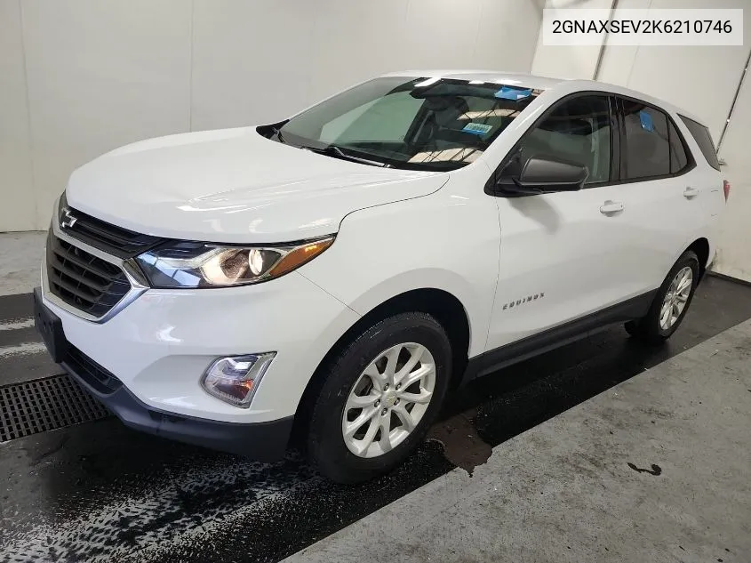 2019 Chevrolet Equinox Ls VIN: 2GNAXSEV2K6210746 Lot: 40719611