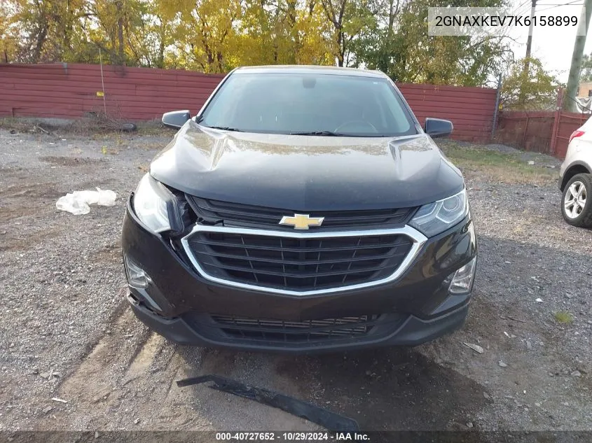 2019 Chevrolet Equinox Lt VIN: 2GNAXKEV7K6158899 Lot: 40727652