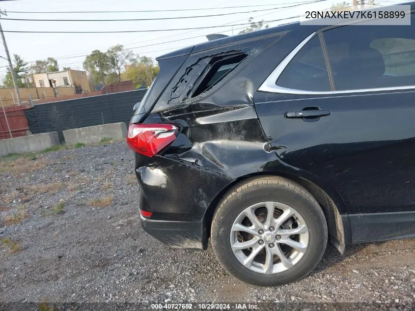 2019 Chevrolet Equinox Lt VIN: 2GNAXKEV7K6158899 Lot: 40727652