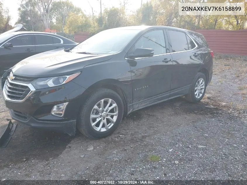 2019 Chevrolet Equinox Lt VIN: 2GNAXKEV7K6158899 Lot: 40727652