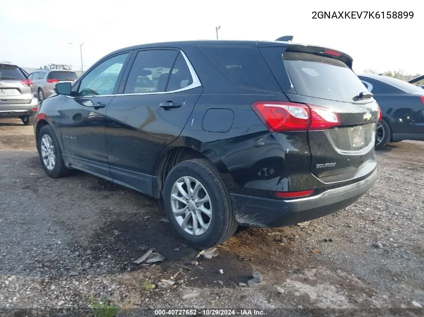 2019 Chevrolet Equinox Lt VIN: 2GNAXKEV7K6158899 Lot: 40727652