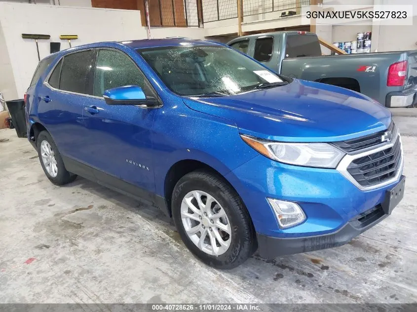 2019 Chevrolet Equinox Lt VIN: 3GNAXUEV5KS527823 Lot: 40728626