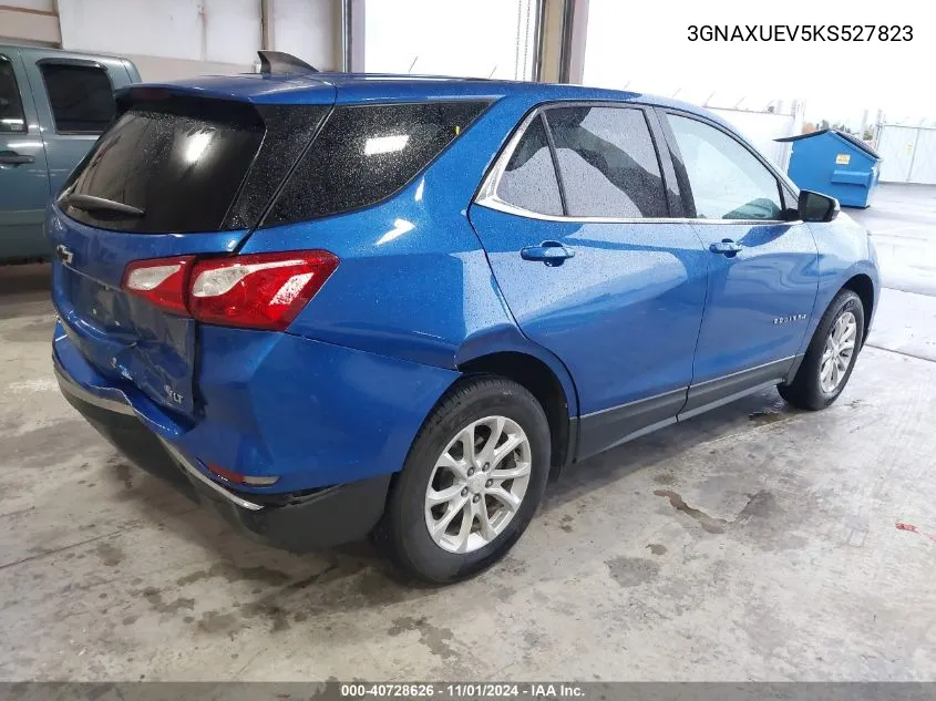 2019 Chevrolet Equinox Lt VIN: 3GNAXUEV5KS527823 Lot: 40728626