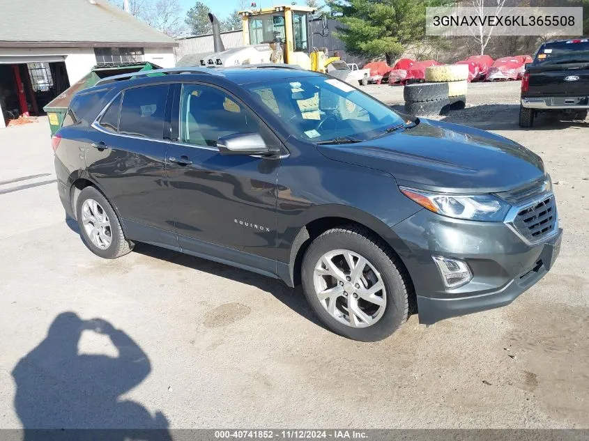 2019 Chevrolet Equinox Lt VIN: 3GNAXVEX6KL365508 Lot: 40741852