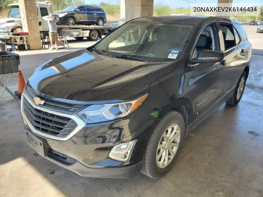 2019 Chevrolet Equinox Lt VIN: 2GNAXKEV2K6146434 Lot: 40750285