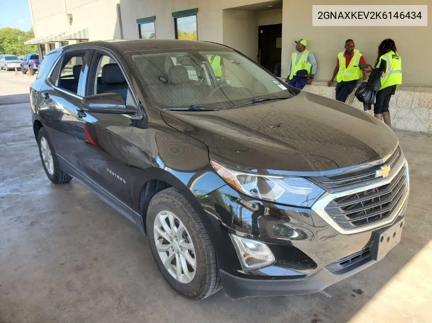 2019 Chevrolet Equinox Lt VIN: 2GNAXKEV2K6146434 Lot: 40750285