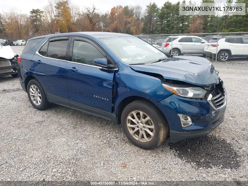 2019 Chevrolet Equinox Lt VIN: 3GNAXUEV1KL175785 Lot: 40750807