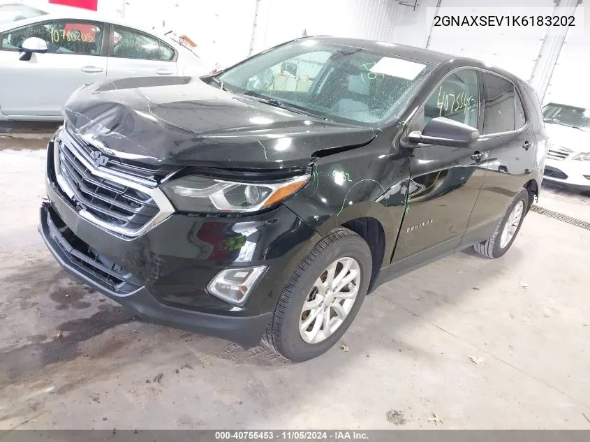 2019 Chevrolet Equinox Ls VIN: 2GNAXSEV1K6183202 Lot: 40755453