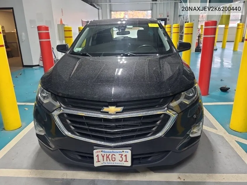 2019 Chevrolet Equinox Lt VIN: 2GNAXJEV2K6200440 Lot: 40757258