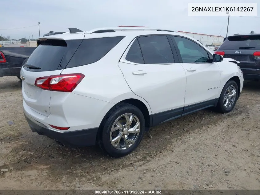 2019 Chevrolet Equinox Lt VIN: 2GNAXLEX1K6142267 Lot: 40761706