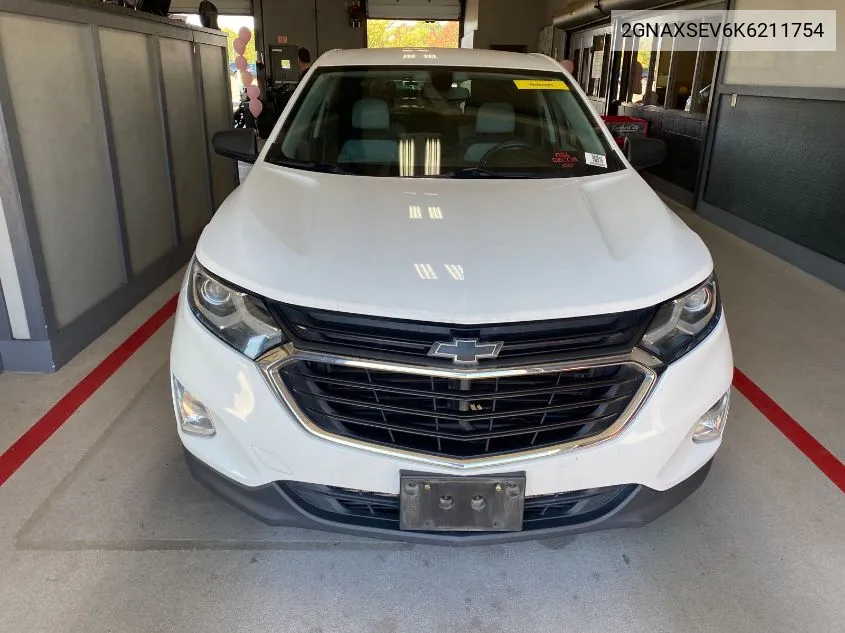 2019 Chevrolet Equinox Ls VIN: 2GNAXSEV6K6211754 Lot: 40769901