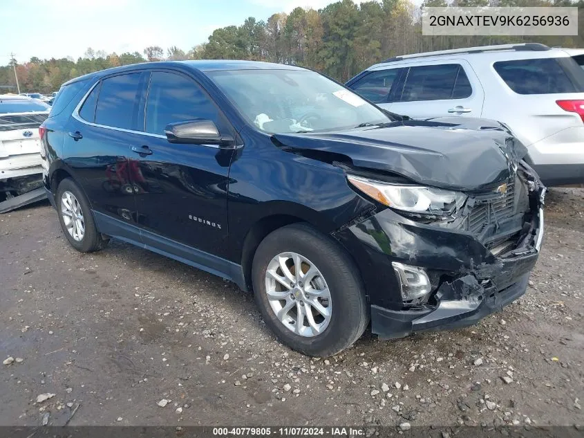 2019 Chevrolet Equinox Lt VIN: 2GNAXTEV9K6256936 Lot: 40779805