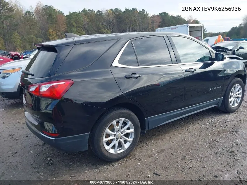 2019 Chevrolet Equinox Lt VIN: 2GNAXTEV9K6256936 Lot: 40779805